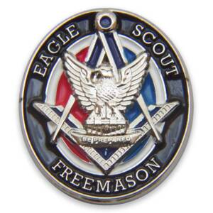 Masonic Eagle Scout Lapel Pin